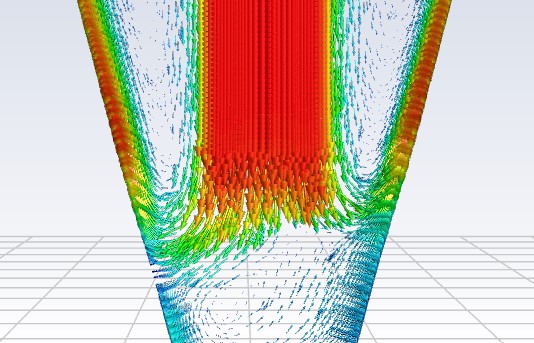 Jet impingement visualization
